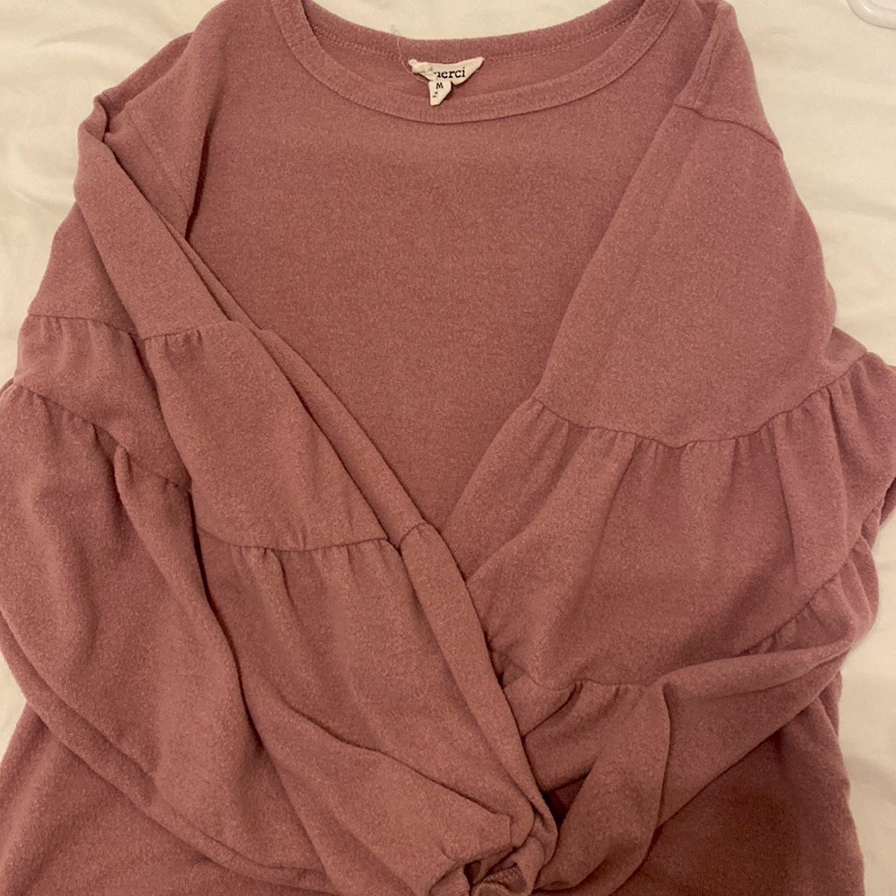 Merci Brand Mauve Top